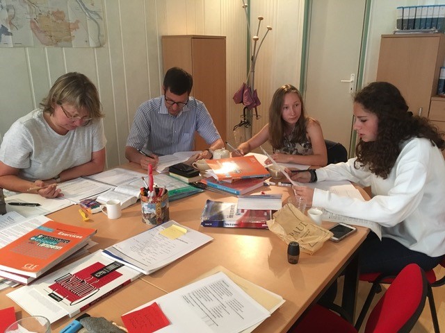 Language course in Bordeaux - presentation of a learning group.